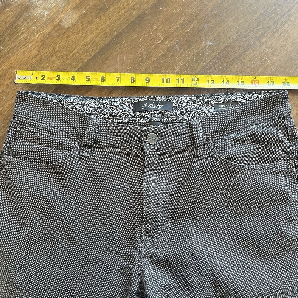 34 Heritage Courage Pants Mens Size 35x34 Heather Grey Relaxed Straight Pants - Picture 13 of 16